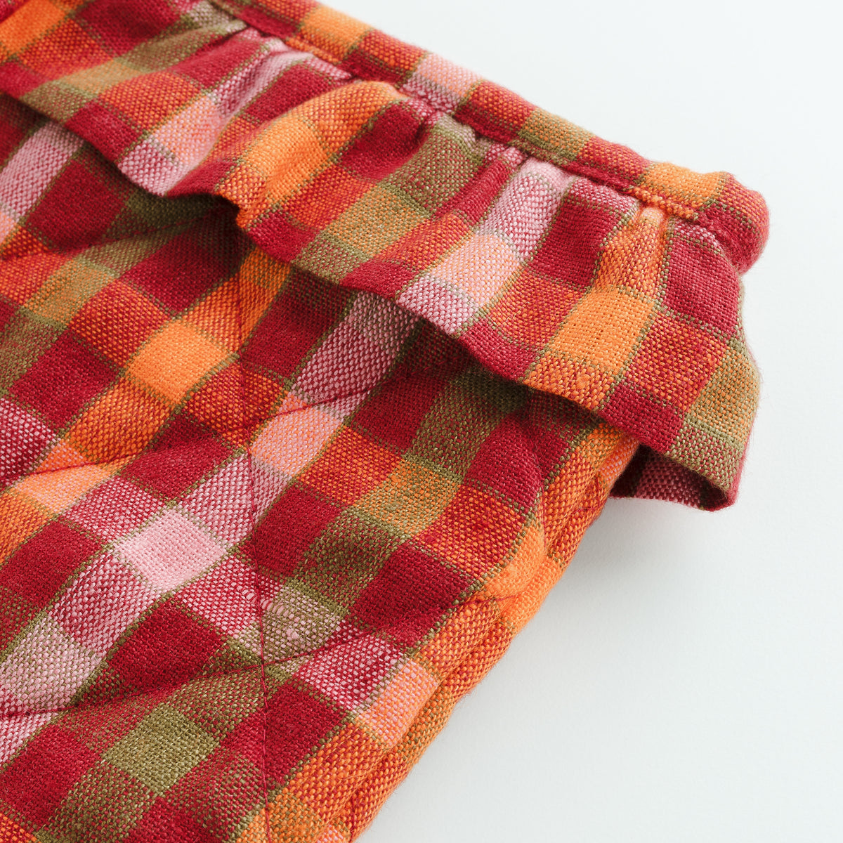 Luumu check Christmas stocking