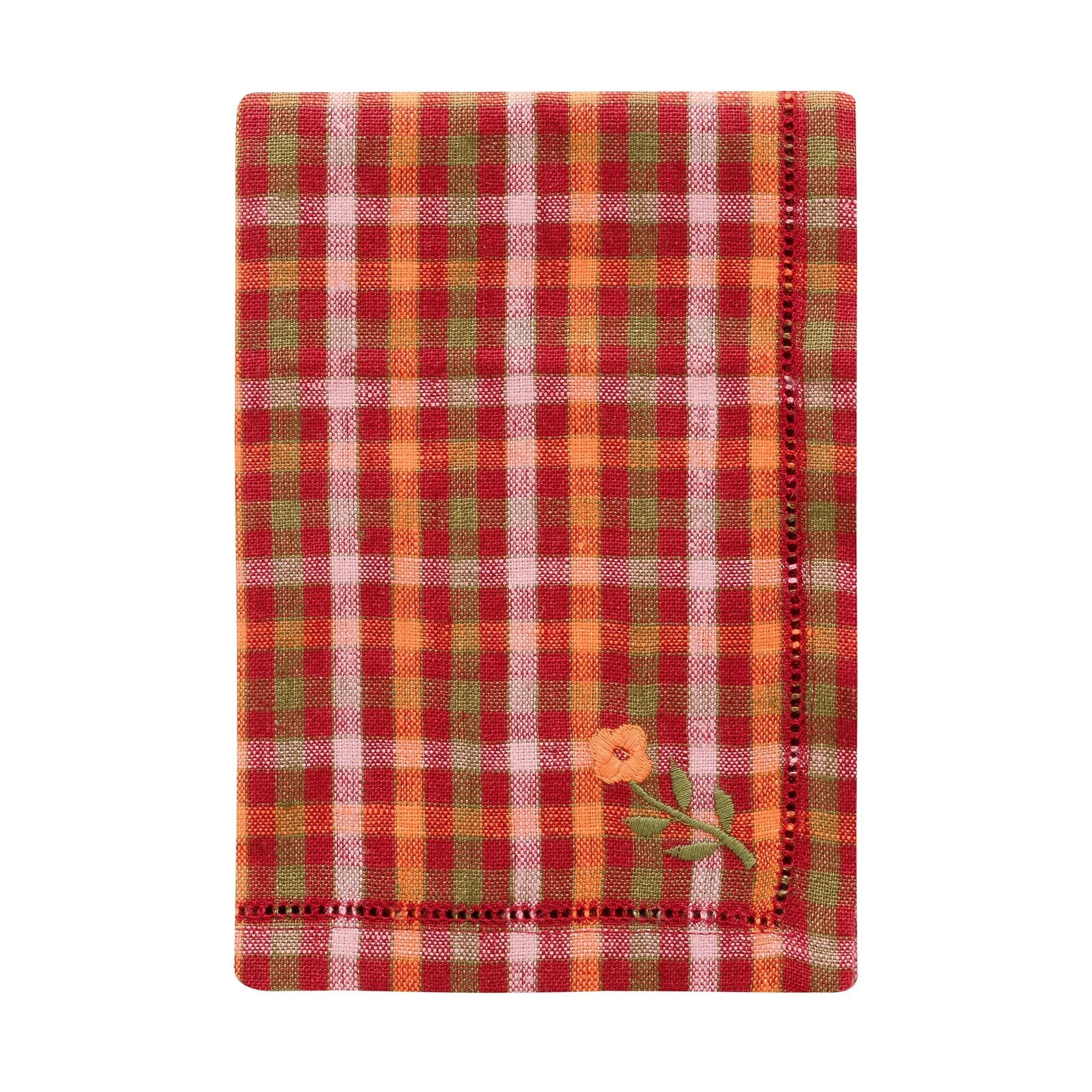 Gingham napkins, sold in pairs