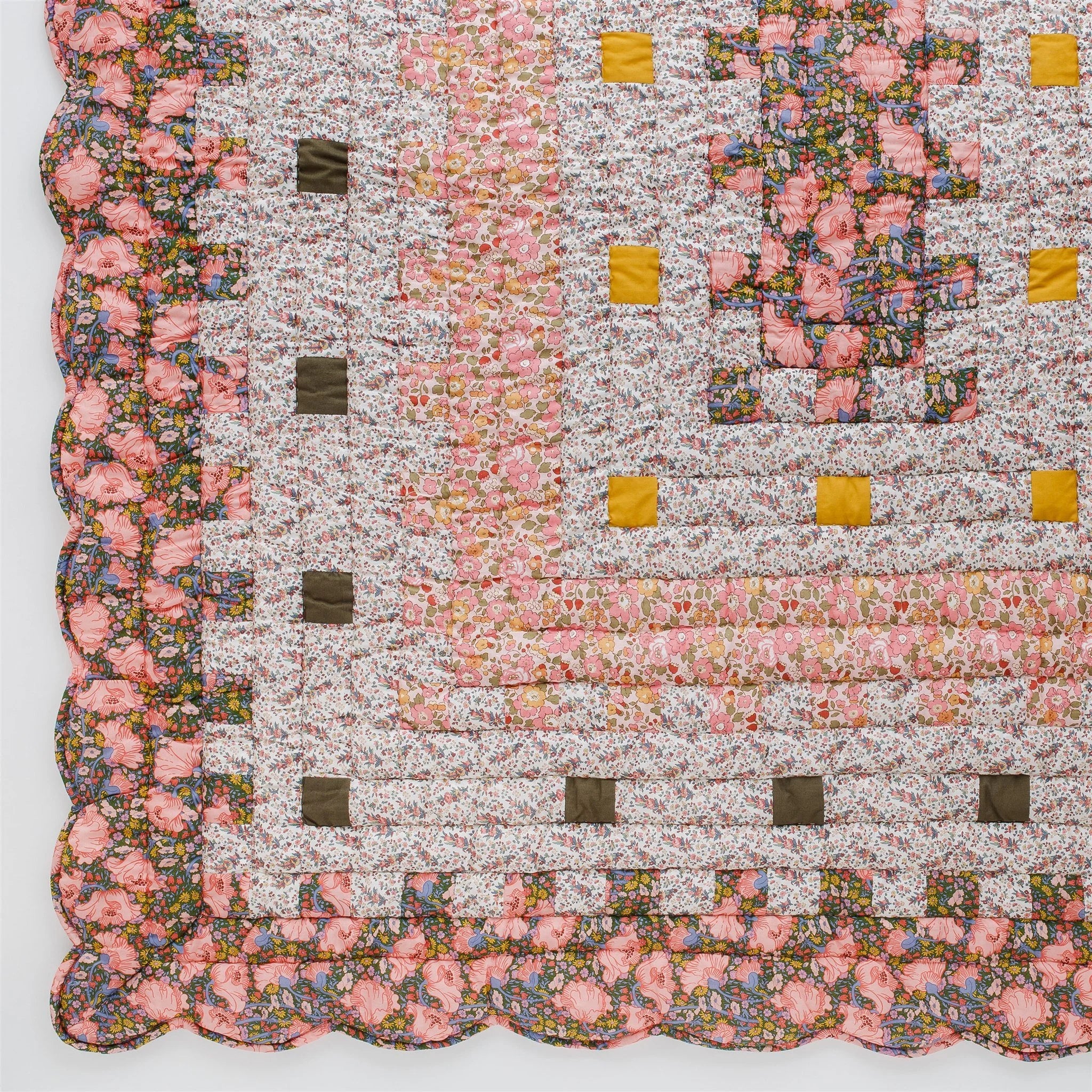 Clementina - Made with Liberty fabrics patchwork quilt