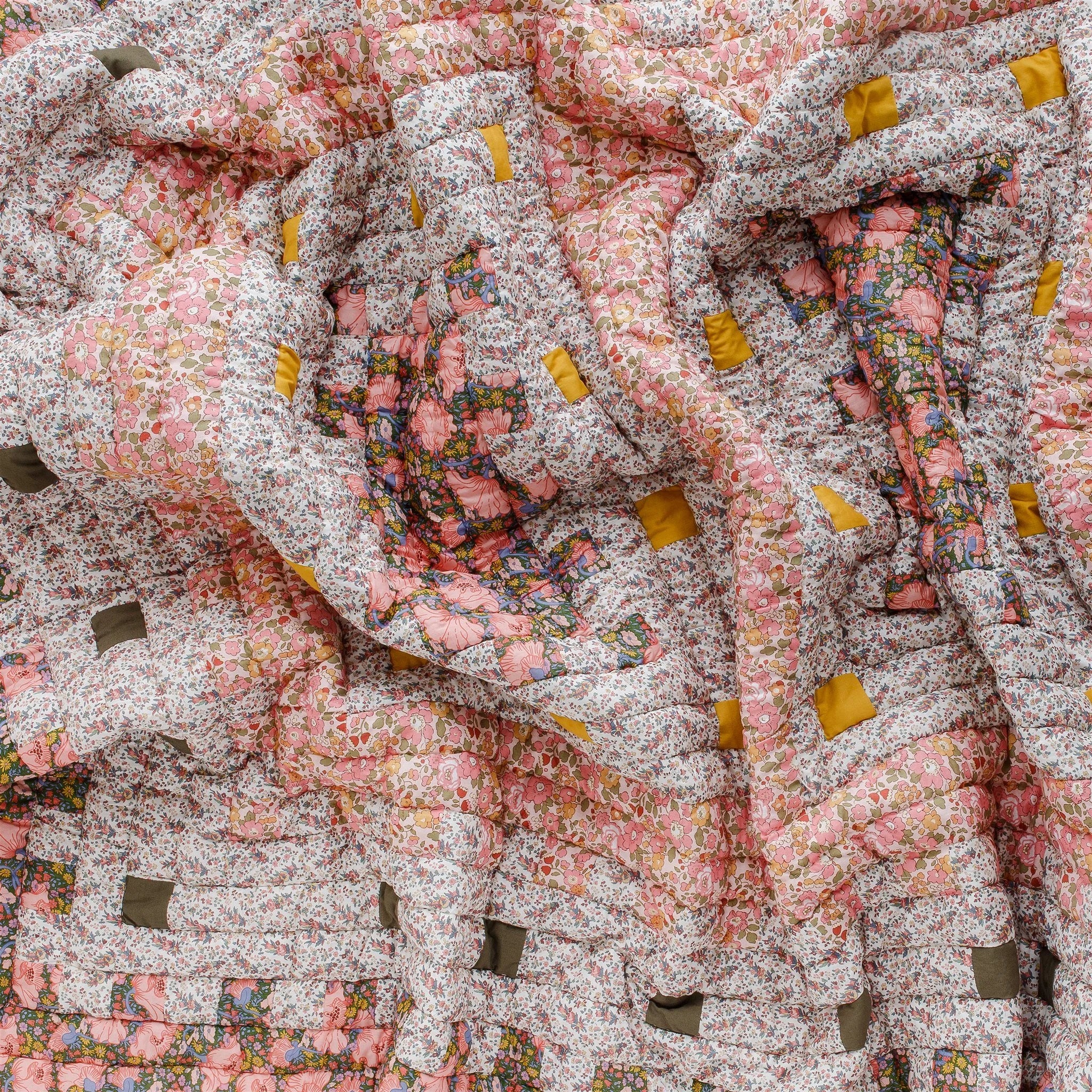 Clementina - Made with Liberty fabrics patchwork quilt