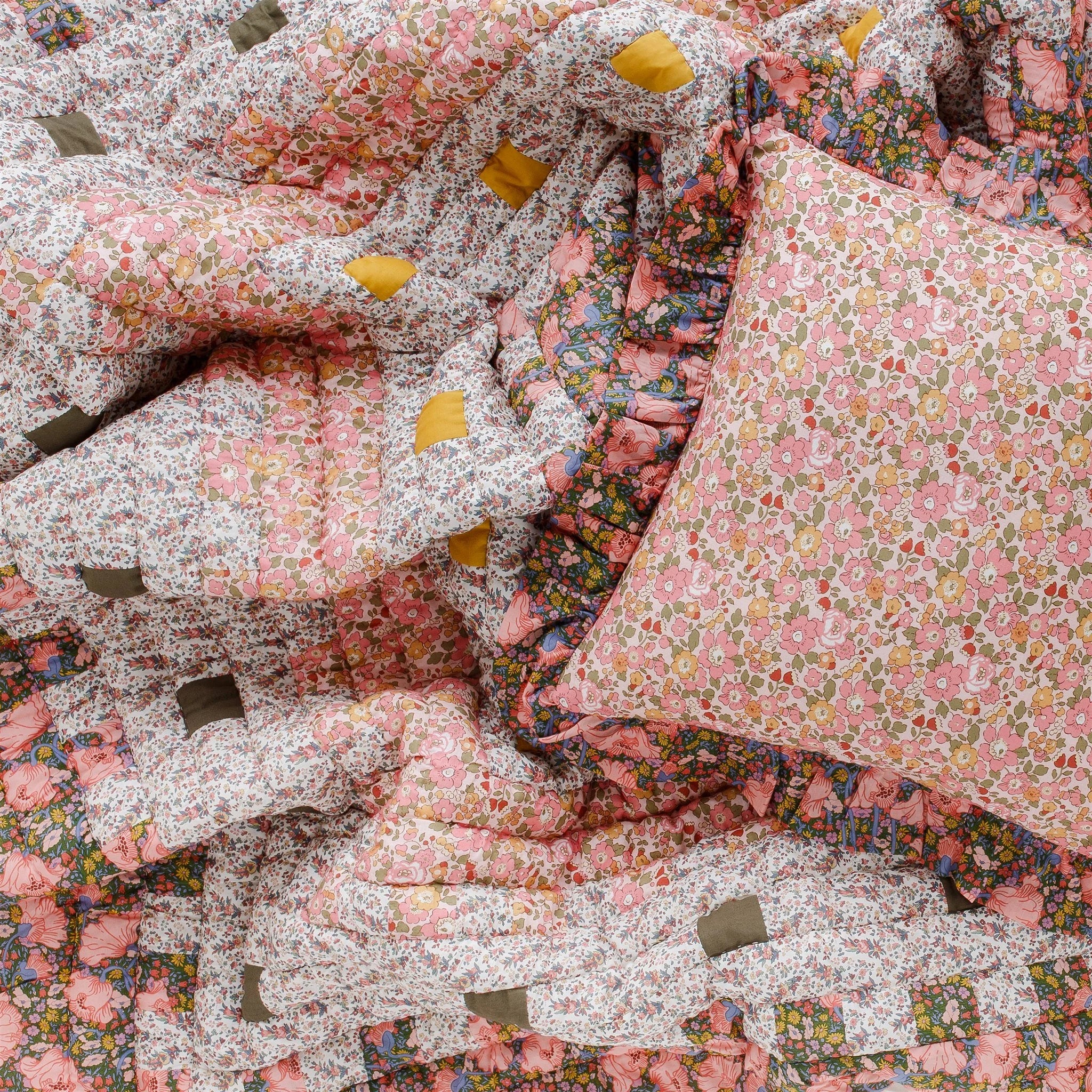 Clementina - Made with Liberty fabrics patchwork quilt