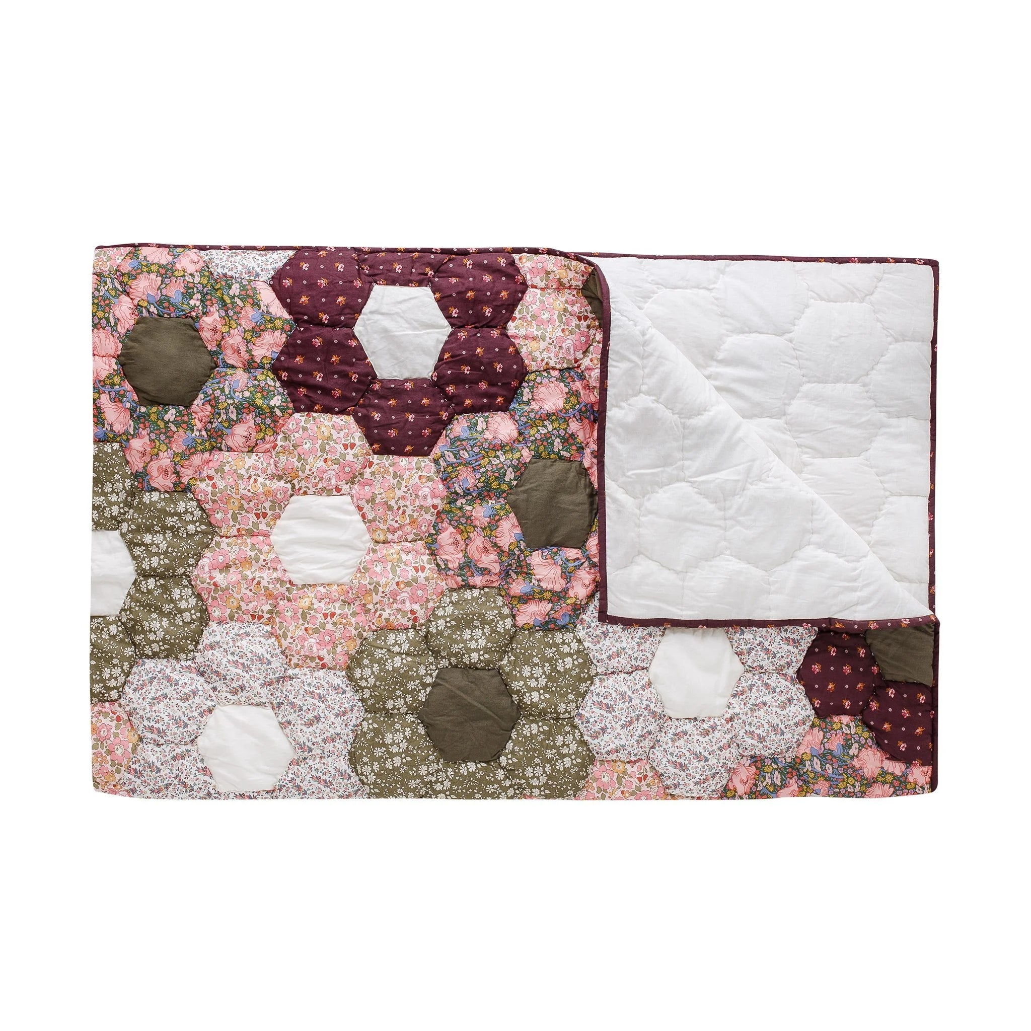 Clio - Made with Liberty fabrics Patchwork quilt