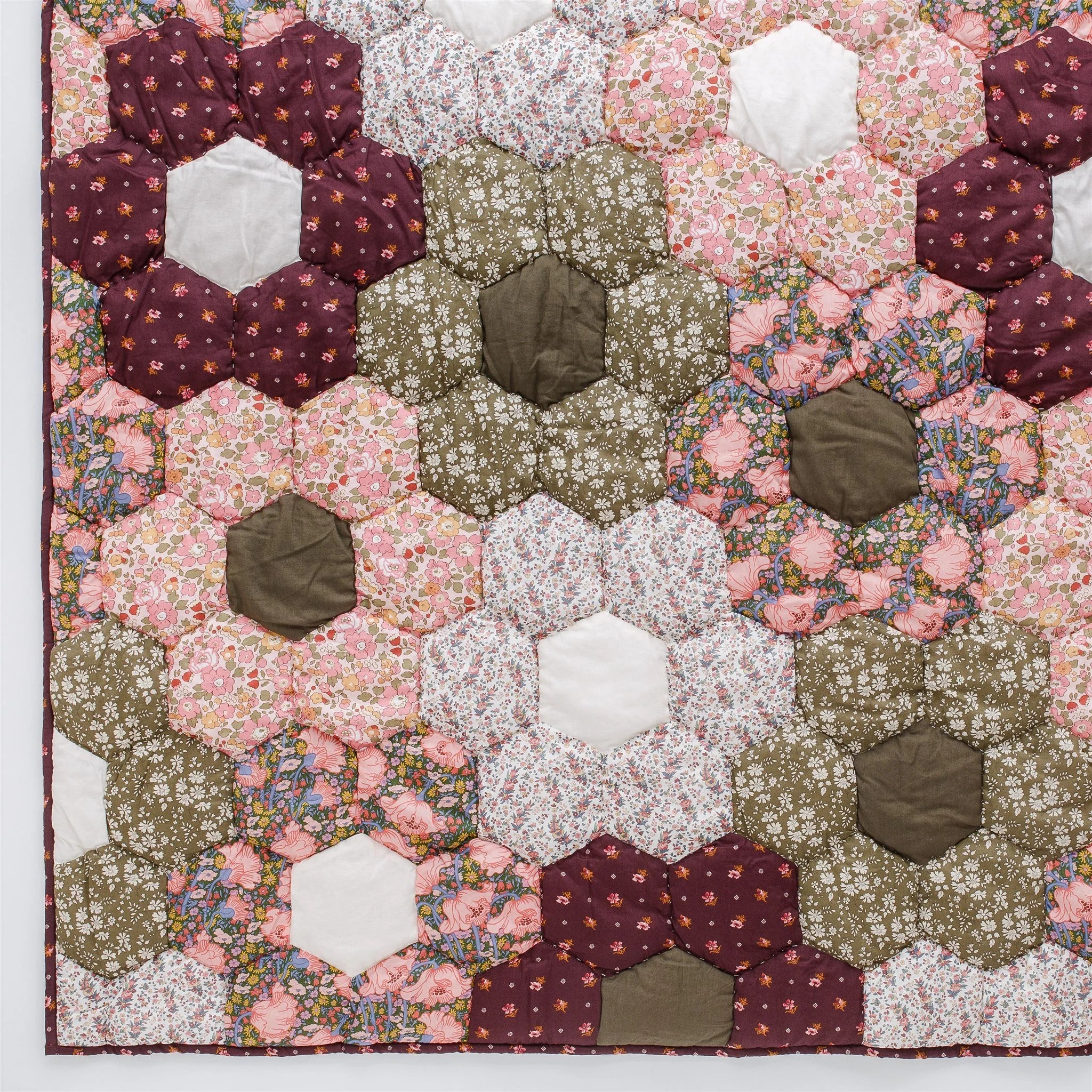 Clio - Made with Liberty fabrics Patchwork quilt