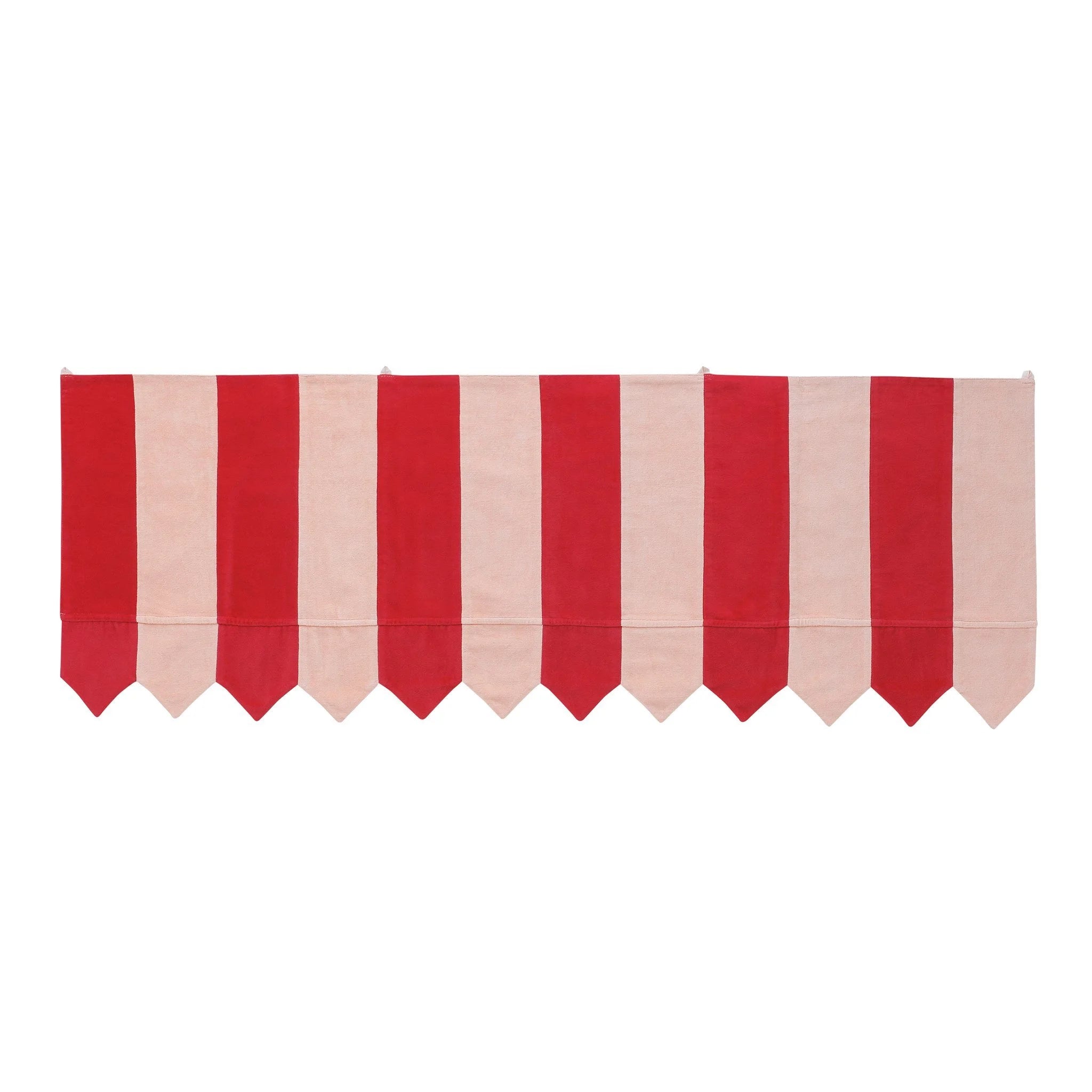 Sirkus stripe patchwork toran, red/pink
