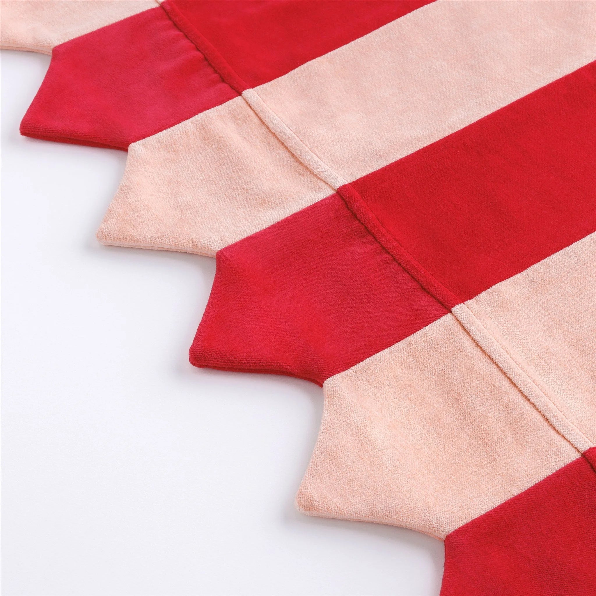 Sirkus stripe patchwork toran, red/pink