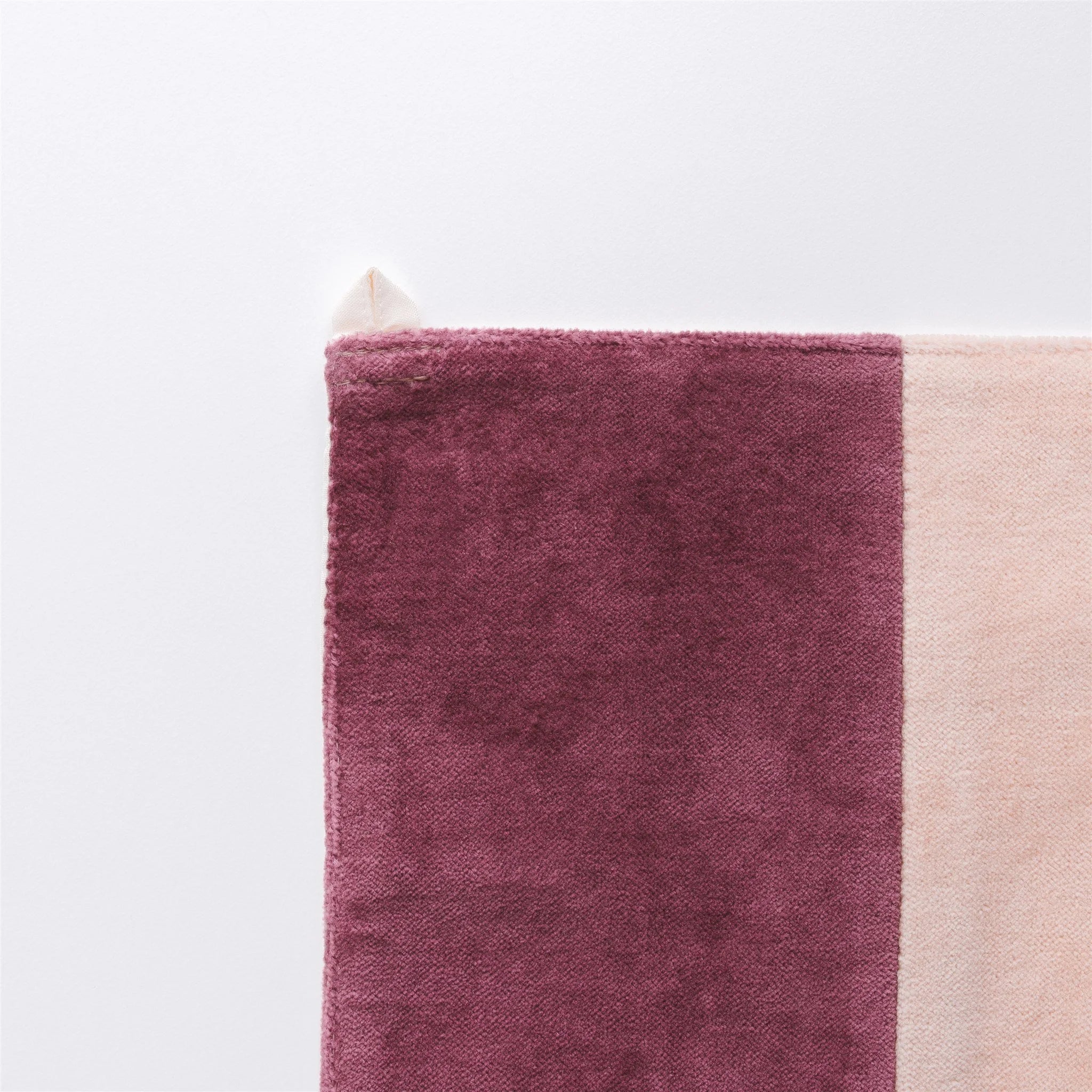 Sirkus stripe patchwork toran, claret/peach