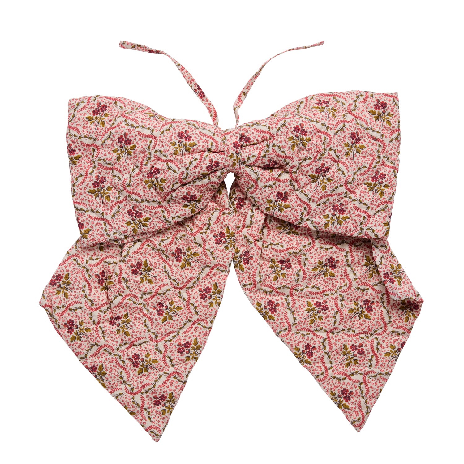Rosalie Vine quilted bow, pink