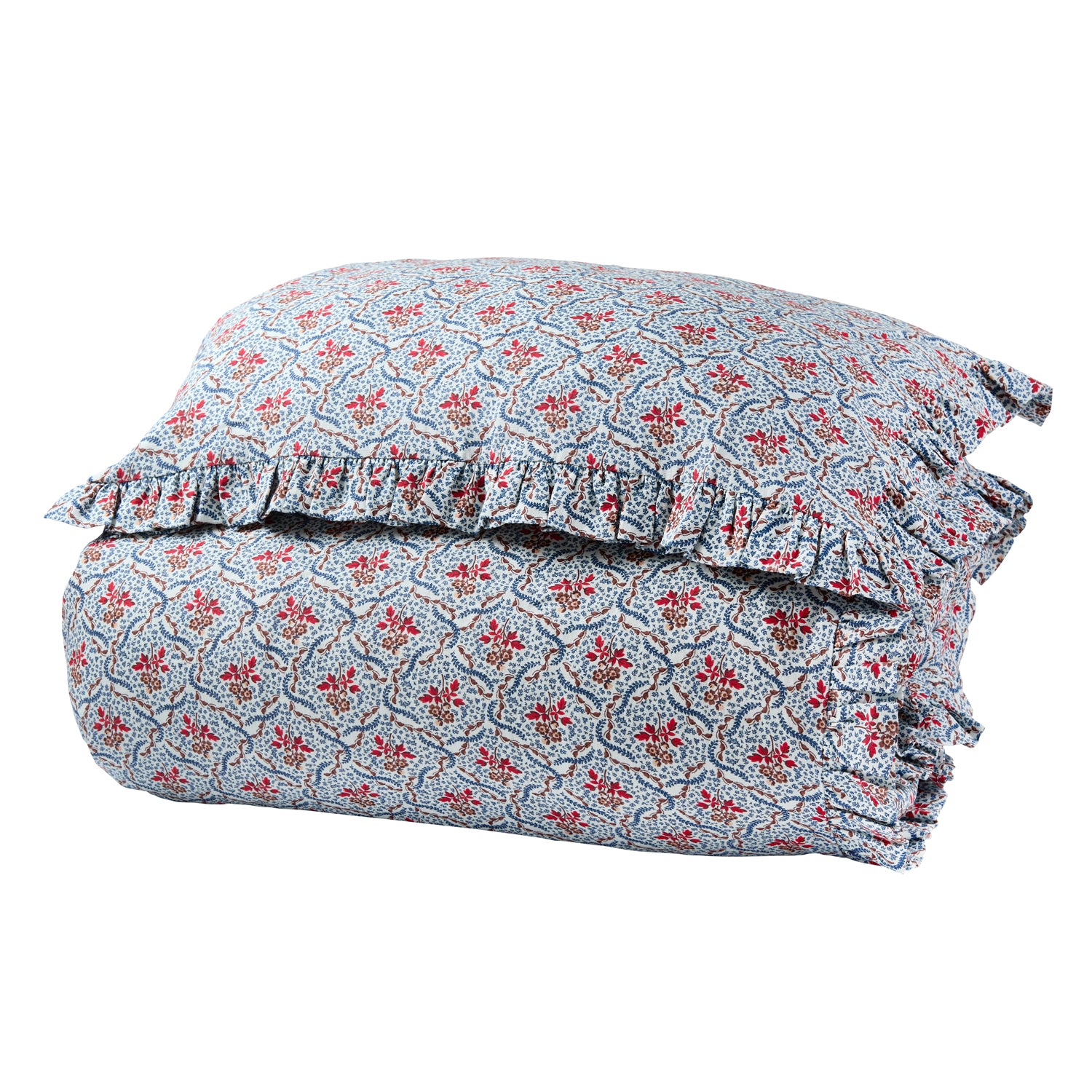 Rosalie Vine bedding set in a bag, navy