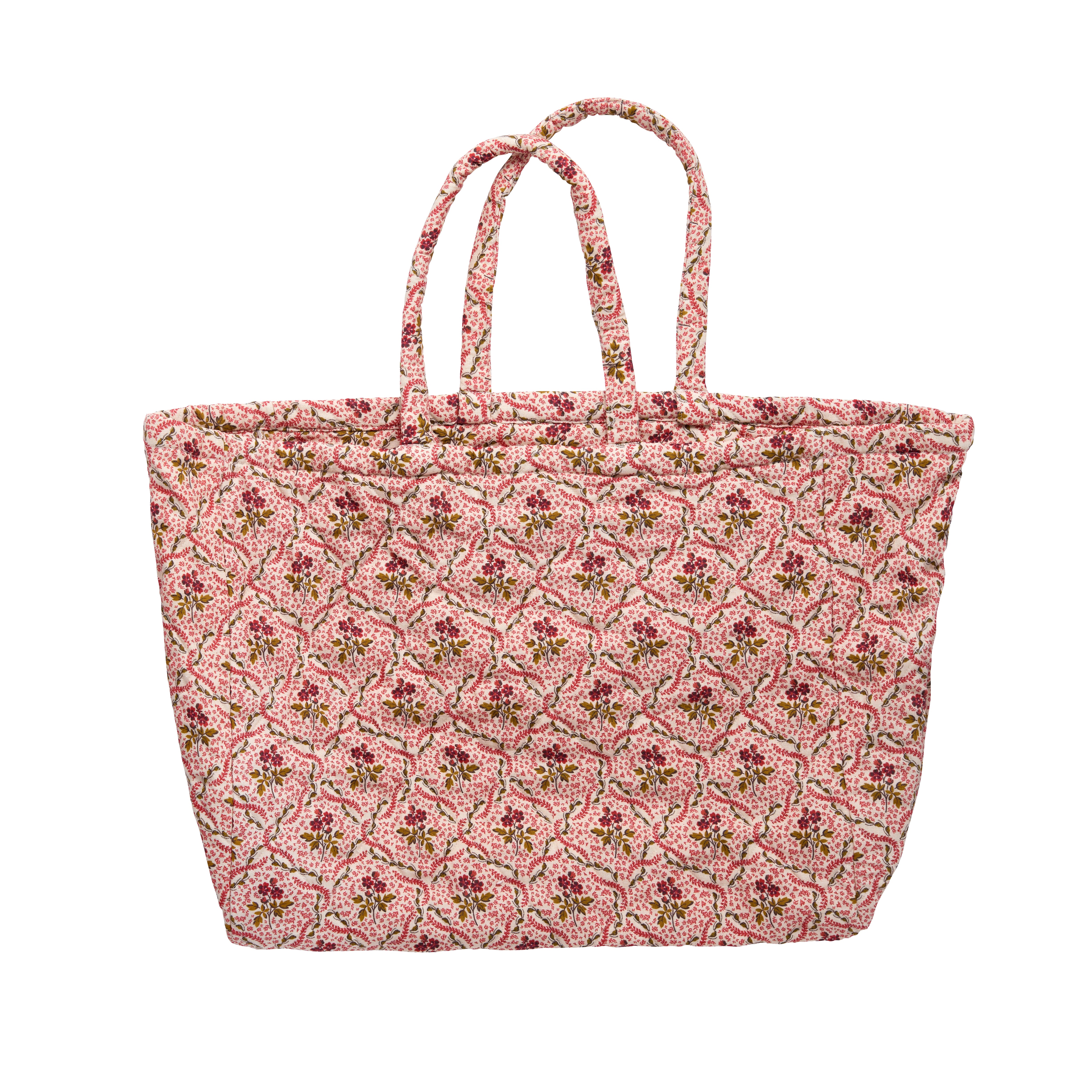 Rosalie Vine quilted bag, pink