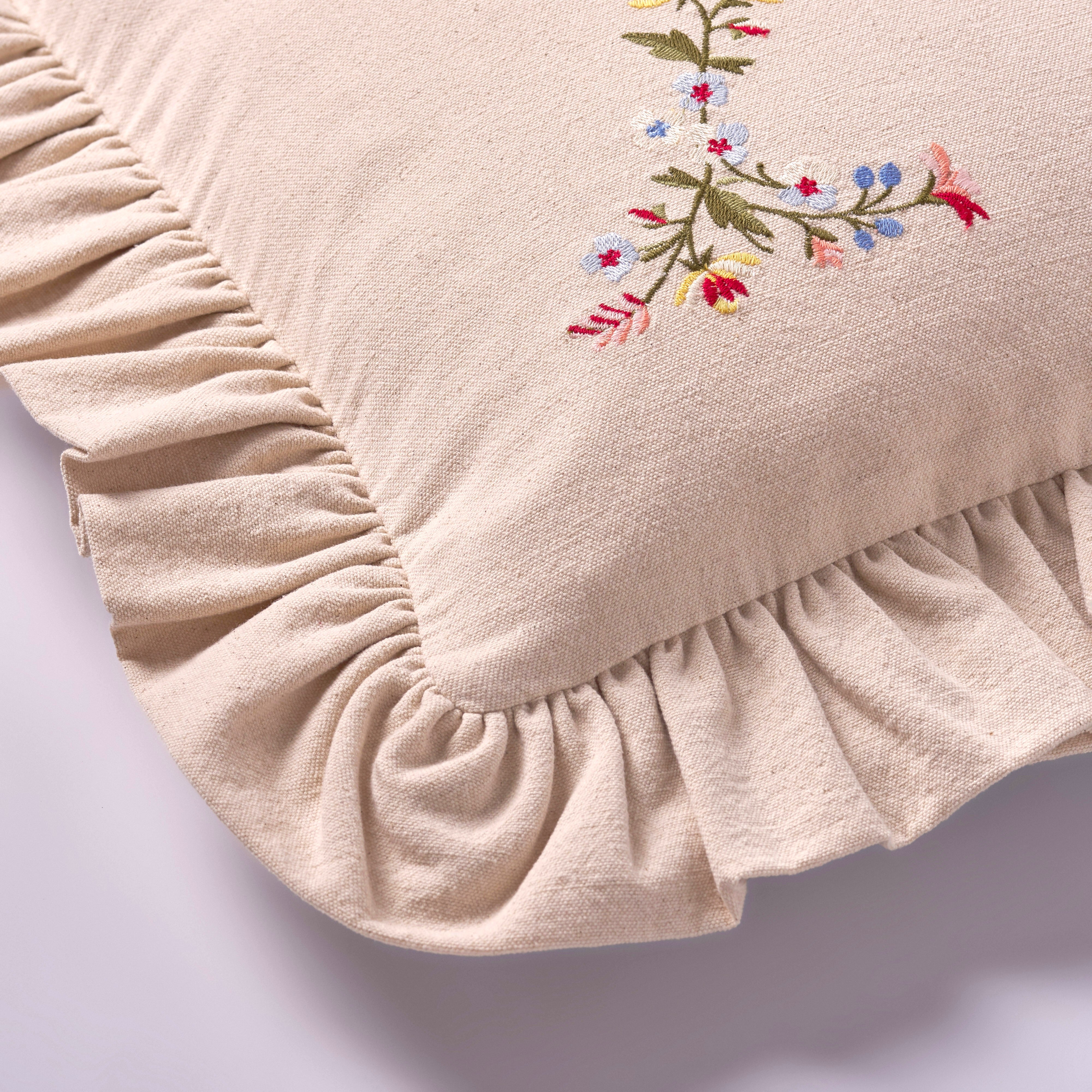 Made-To-Order Embroidered letter cushion