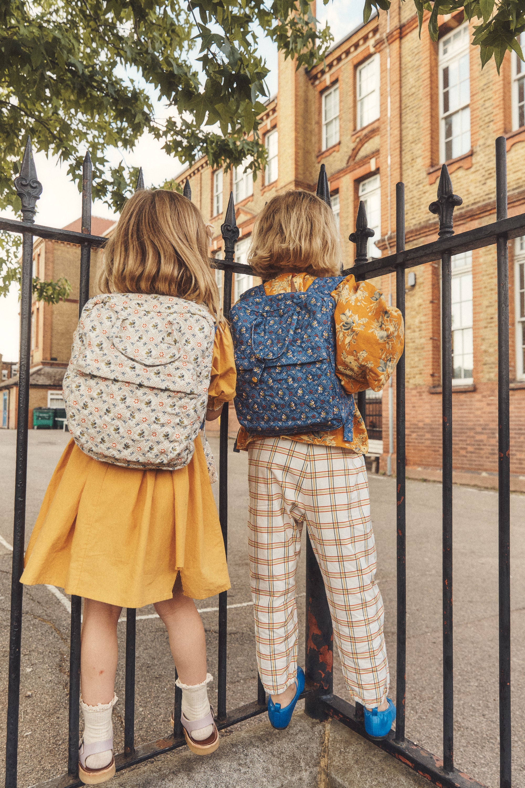 Tähti quilted kids rucksack, whisper cream