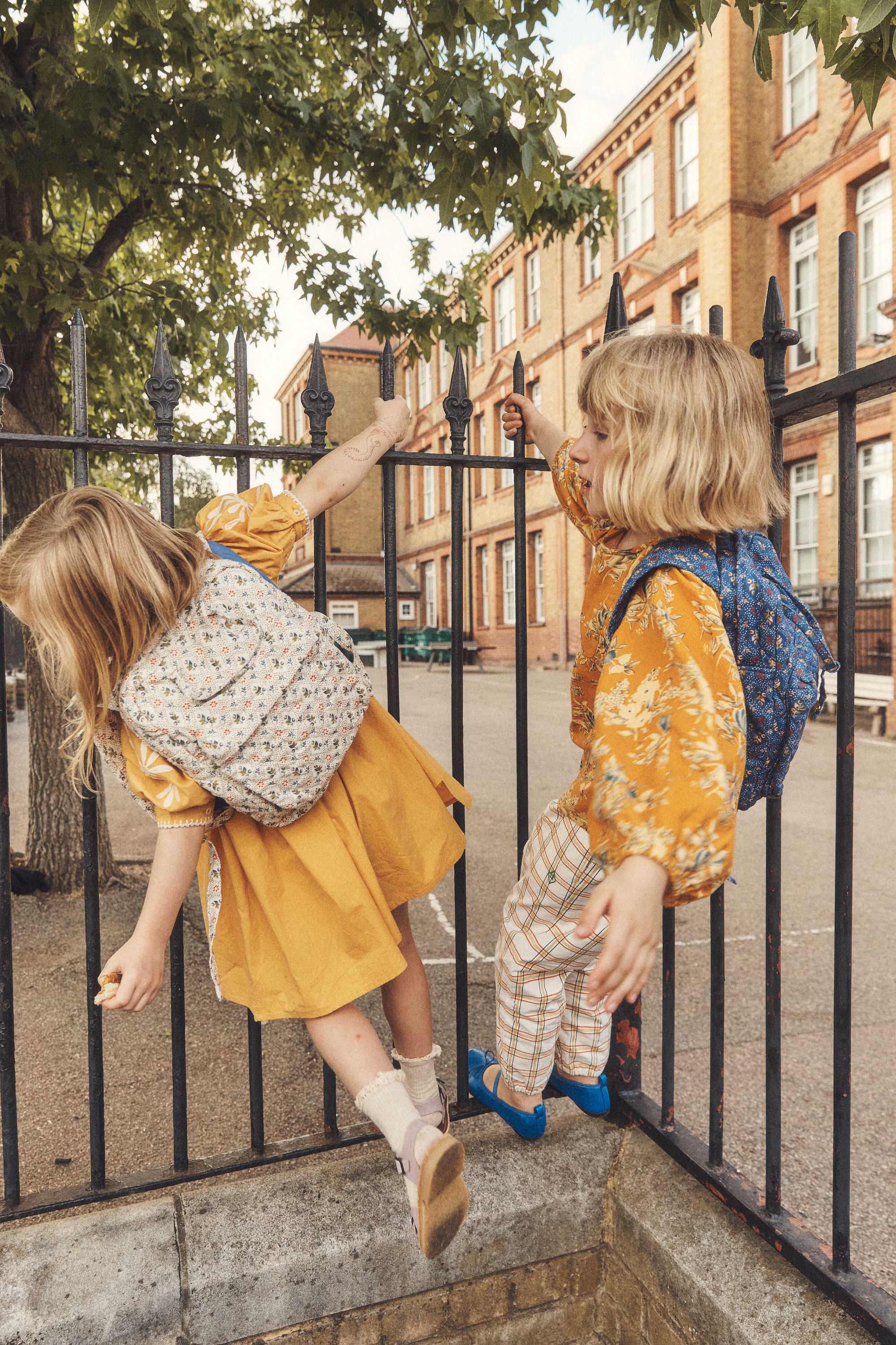 Tähti quilted kids rucksack, whisper cream
