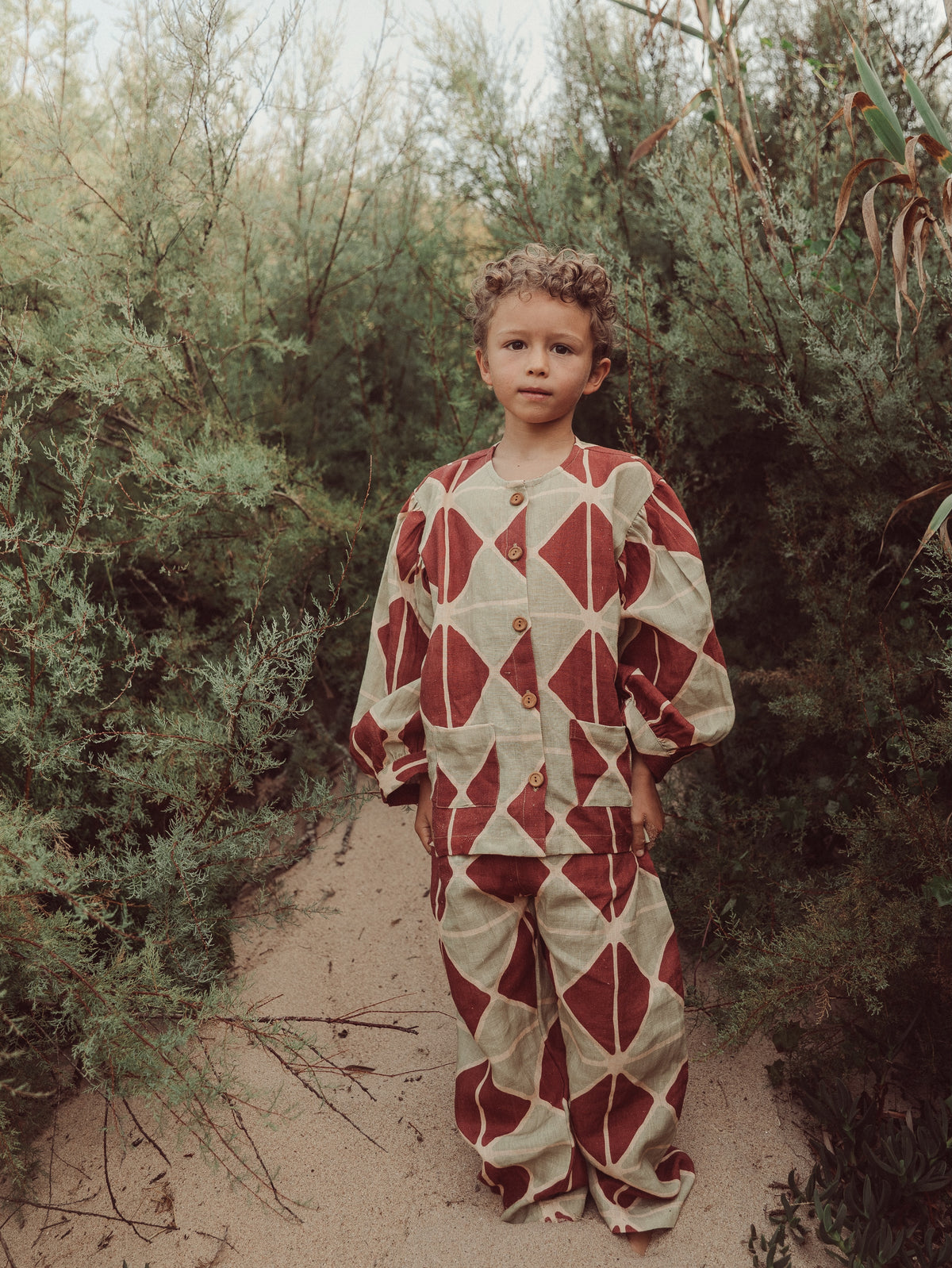 PT x NbW Jester harlequin balloon sleeve pyjama KIDS
