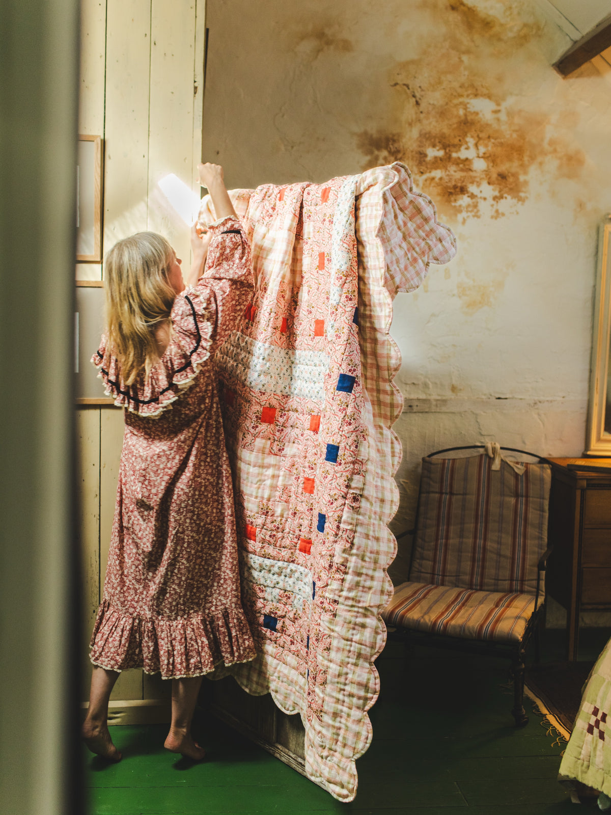 Rosalie Vine patchwork quilt