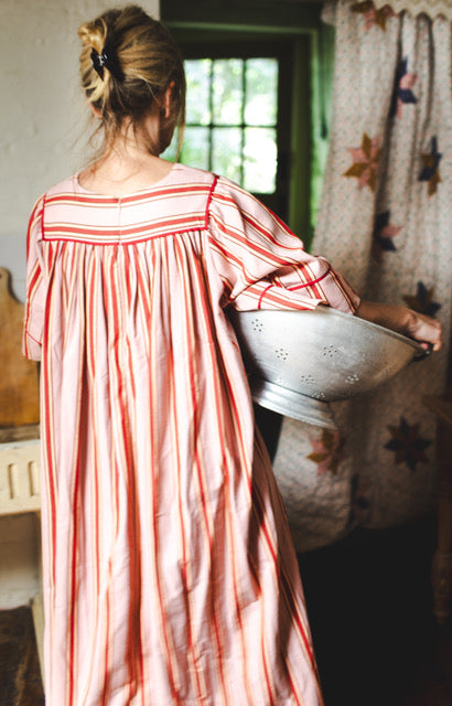 Pink cherry pop stripe (night)dress