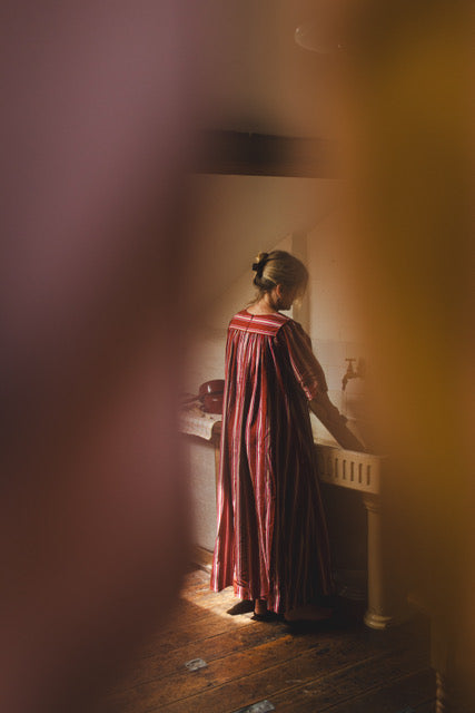 Cacao pop stripe (night)dress